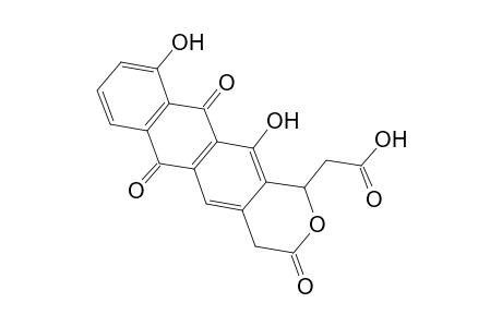 (10,12-Dihydroxy-3,6,11-trioxo-3,4,6,11-tetrahydro-1H-naphtho[2,3-g]isochromen-1-yl)acetic acid