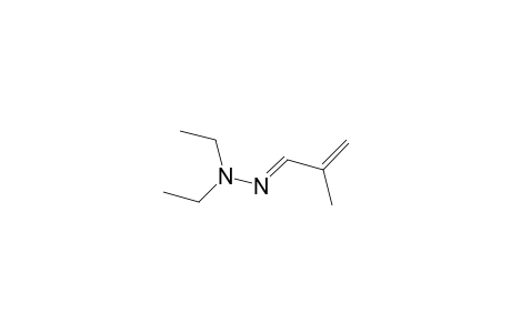 2-Propenal, 2-methyl-, diethylhydrazone
