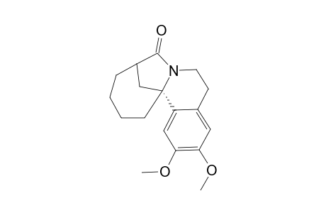 4,5-Dimethoxy-l0-aza-tetracyclo[10.4.1.0(1,10).0(2,7)]-2,4,6-heptadecatrien-11-one