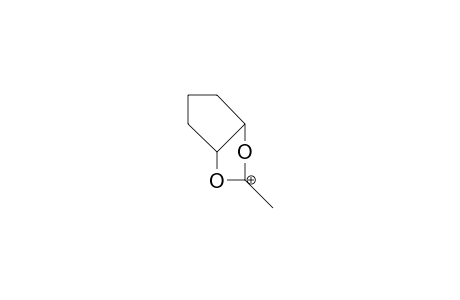2-Methyl-cis-4,5-trimethylene-1,3-dioxolan-2-ylium cation