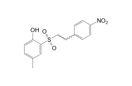 2-[(p-nitrostyryl)sulfonyl]-p-cresol