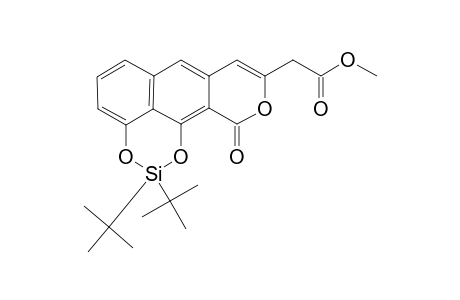 METHYL-2-[9,10-DI-(TERT.-BUTYLSILYLOXY)-1-OXO-1H-BENZO-[G]-ISOCHROMEN-3-YL]-ACETATE