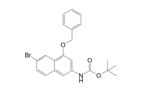 3-[N-(t-Butoxycarbonyl)amino]-1-(benzyloxy)-7-bromonaphthalene
