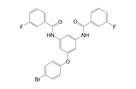 N-{3-(4-bromophenoxy)-5-[(3-fluorobenzoyl)amino]phenyl}-3-fluorobenzamide