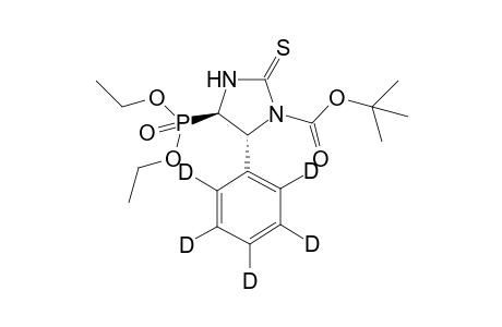 trans-tert-butyl-4-diethoxyphosphoryl-5-(2,3,4,5,6-pentadeuteriophenyl)-2-thioxo-imidazolidine-1-carboxylate