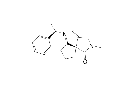 (+)-(5R)-2-Methyl-4-methylene-6-[(R)-1-phenylethyl)imino]-2-azaspiro[4.4]nonan-1-one