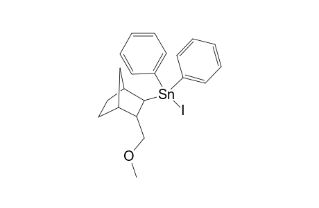 Diphenyl {(1SR,2RS,3SR,4RS)-3-Methoxymethyl-2-triphenylstannylbicyclo[2.2.1]heptan-2-yl}tin iodide
