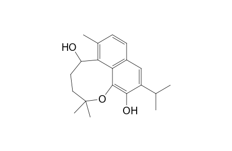 10-Isopropyl-2,2,6-trimethyl-2,2,4,5-tetrahydronaphtho[1,8-bc]oxocine-5,11-diol