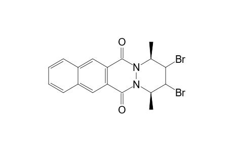 (1S,4R)-2,3-Dibromo-1,4-dimethyl-1,2,3,4-tetrahydro-benzo[g]pyridazino[1,2-b]phthalazine-6,13-dione