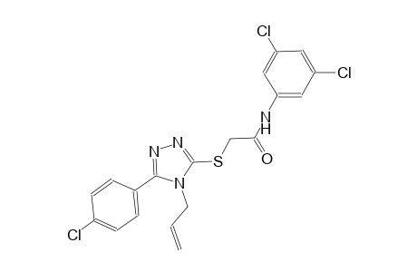 2-{[4-allyl-5-(4-chlorophenyl)-4H-1,2,4-triazol-3-yl]sulfanyl}-N-(3,5-dichlorophenyl)acetamide