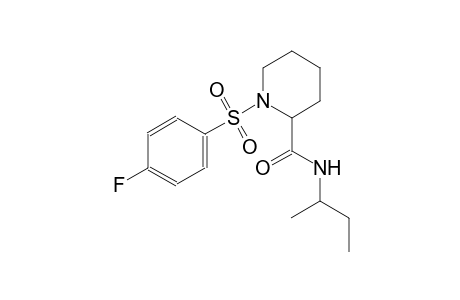 2-piperidinecarboxamide, 1-[(4-fluorophenyl)sulfonyl]-N-(1-methylpropyl)-