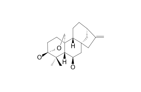AGALLOCHIN-F;ENT-3-BETA,20-EPOXY-3-ALPHA,6-ALPHA-DIHYDROXYKAUR-16-ENE