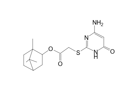 (4-Amino-6-oxo-1,6-dihydro-pyrimidin-2-ylsulfanyl)-acetic acid 1,7,7-trimethyl-bicyclo[2.2.1]hept-2-yl ester