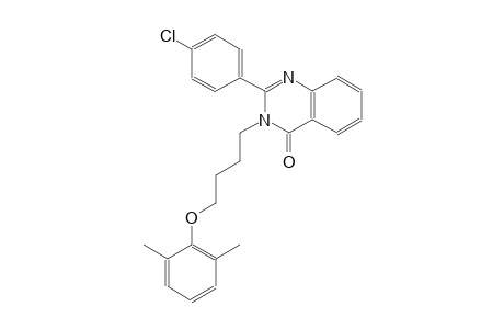 2-(4-chlorophenyl)-3-[4-(2,6-dimethylphenoxy)butyl]-4(3H)-quinazolinone
