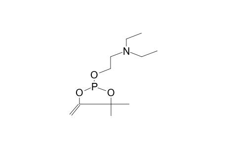 2-(2-DIETHYLAMINOETHOXY)-4,4-DIMETHYL-5-METHYLENE-1,3,2-DIOXAPHOSPHOLANE