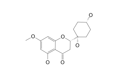 (2-S)-CIS-4'-HYDROXY-ONGOKEIN;(2-S)-5-HYDROXY-2-(CIS-1',4'-DIHYDROXYCYCLOHEXYL)-7-METHOXYCHROMAN-4-ONE