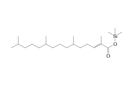 2,6,10,14-tetramethylpentadec-2(E)-enoic acid trimethylsilyl ester