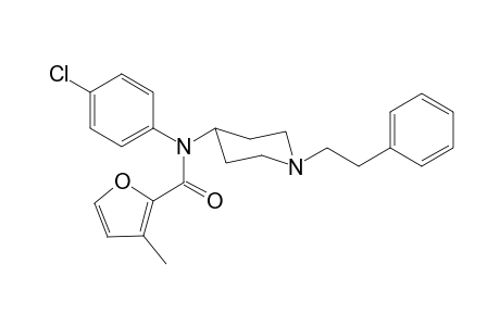 N-4-Chlorophenyl-3-methyl-N-[1-(2-phenylethyl)piperidin-4-yl]furan-2-carboxamide
