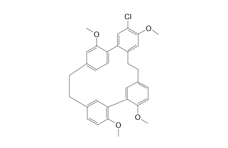Tetramethoxy-12-chlorisoplagiochin D