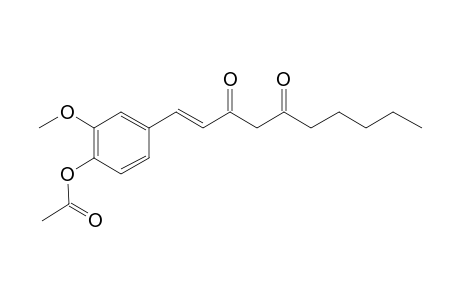 [6]-Dehydrogingerdione, acetate