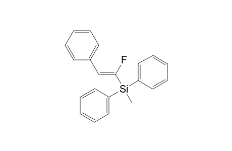 (E)-(1-Fluoro-2-phenylvinyl)methyldiphenylsilane