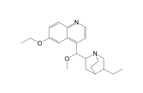 (6-Ethoxyquinolin-4-yl)({5-ethyl-1-azabicyclo[2.2.2]octan-2-yl})methanol, methyl ether