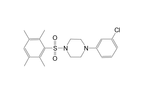 1-(3-chlorophenyl)-4-[(2,3,5,6-tetramethylphenyl)sulfonyl]piperazine