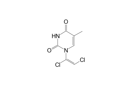 1-[(E)-1,2-bis(chloranyl)ethenyl]-5-methyl-pyrimidine-2,4-dione