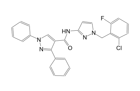 N-[1-(2-chloro-6-fluorobenzyl)-1H-pyrazol-3-yl]-1,3-diphenyl-1H-pyrazole-4-carboxamide