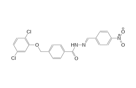 4-[(2,5-dichlorophenoxy)methyl]-N'-[(E)-(4-nitrophenyl)methylidene]benzohydrazide