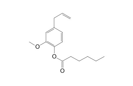 4-allyl-2-methoxyphenyl hexanoate