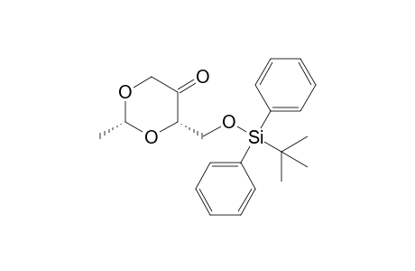 (2R,4S)-2-Methyl-4-(tert-butyldiphenylsilyloxymethyl)-1,3-dioxan-5-ol