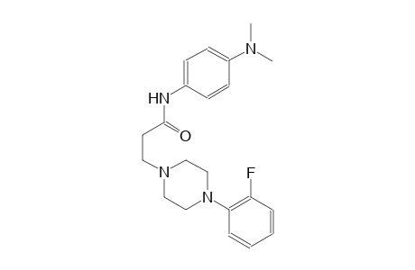 1-piperazinepropanamide, N-[4-(dimethylamino)phenyl]-4-(2-fluorophenyl)-