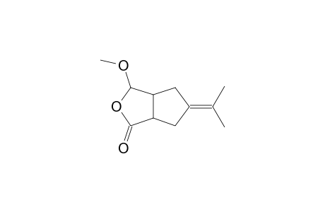 1-Methoxy-5-propan-2-ylidene-3a,4,6,6a-tetrahydro-1H-cyclopenta[c]furan-3-one