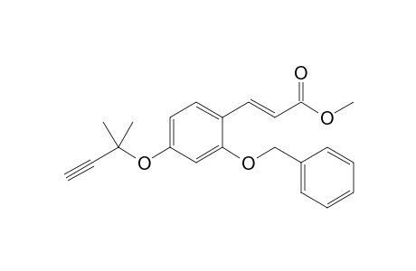 Methyl 4'-(1,1-dimethylprop-2-ynyloxy)-2'-benzyloxycinnamate