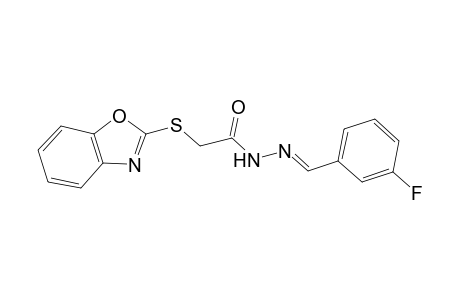 (Benzooxazol-2-ylsulfanyl)-acetic acid (3-fluoro-benzylidene)-hydrazide