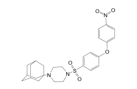 1-(1-Adamantyl)-4-{[4-(4-nitrophenoxy)phenyl]sulfonyl}piperazine