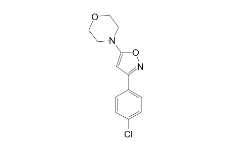 1-[3-(4-CHLOROPHENYL)-ISOXAZOL-5-YL)]-MORPHOLINE