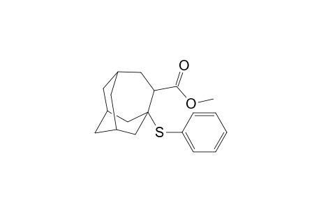 Methyl 3-phenylthiohomoadamantane-4-carboxylate