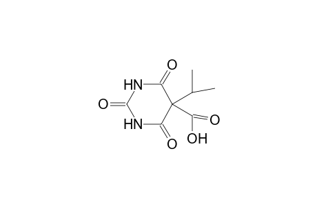 5-Pyrimidinecarboxylic acid, hexahydro-5-(1-methylethyl)-2,4,6-trioxo-