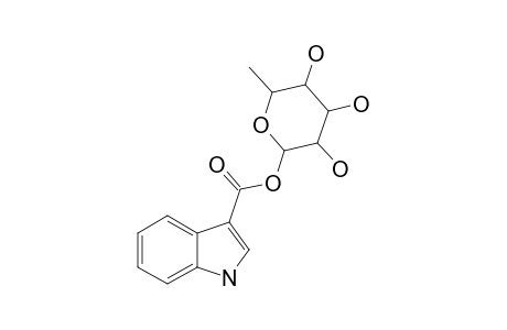3-INDOLYLCARBONYL-ALPHA-L-RHAMNOPYRANOSIDE