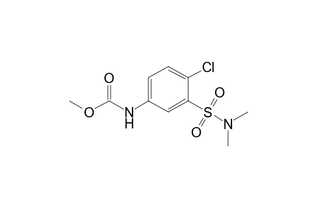 2-Chloro-5-(methoxycarbonyl)amino-N,N-dimethylbenzene sulfonamide