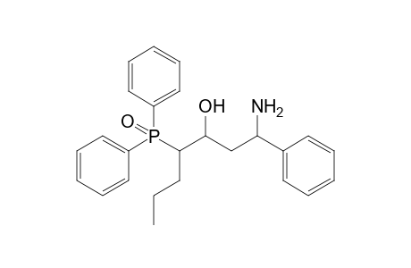 (1R*,3R*,4R*) ans (1S*,3R*,4R*)-1-Amino-4-diphenylphosphinoyl-1-phenylheptan-3-ol