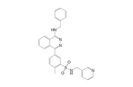 5-[4-(benzylamino)-1-phthalazinyl]-2-methyl-N-(3-pyridinylmethyl)benzenesulfonamide