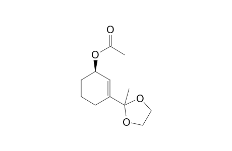 (R)-1-(3-Acetoxycyclohex-1-enyl)ethanone ethylene ketal