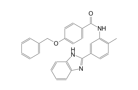 benzamide, N-[5-(1H-benzimidazol-2-yl)-2-methylphenyl]-4-(phenylmethoxy)-