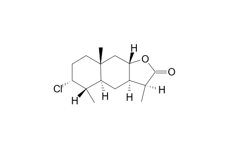 (3S,3aR,4aS,5S,6R,8aR,9aS)-6-chloranyl-3,5,8a-trimethyl-3,3a,4,4a,5,6,7,8,9,9a-decahydrobenzo[f][1]benzofuran-2-one