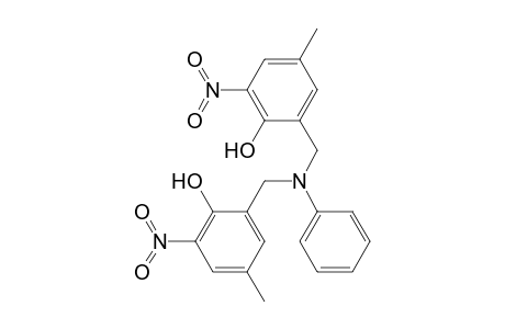 4,4'-Dimethyl-6,6'-dinitro-2,2'-(phenyliminodimethylene)-diphenol