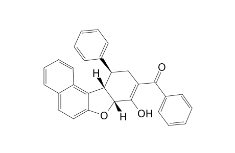 Phenyl-(7aR,11S,11aS)-7a,10,11,11a-Tetrahydro-8-hydroxy-11-phenylbenzo[b]naphtho[1,2-d]furan-9-yl]-methanone