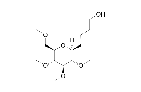 4-((2S,3S,4R,5R,6R)-3,4,5-Trimethoxy-6-methoxymethyl-tetrahydro-pyran-2-yl)-butan-1-ol